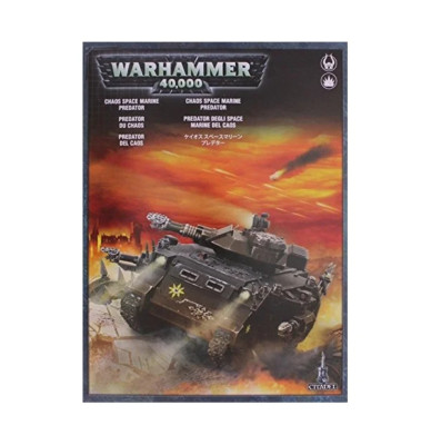 Warhammer 40k Chaos Space Marine Predator NiB