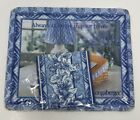 Longaberger Blue Floral Mousepad & Coaster Set New