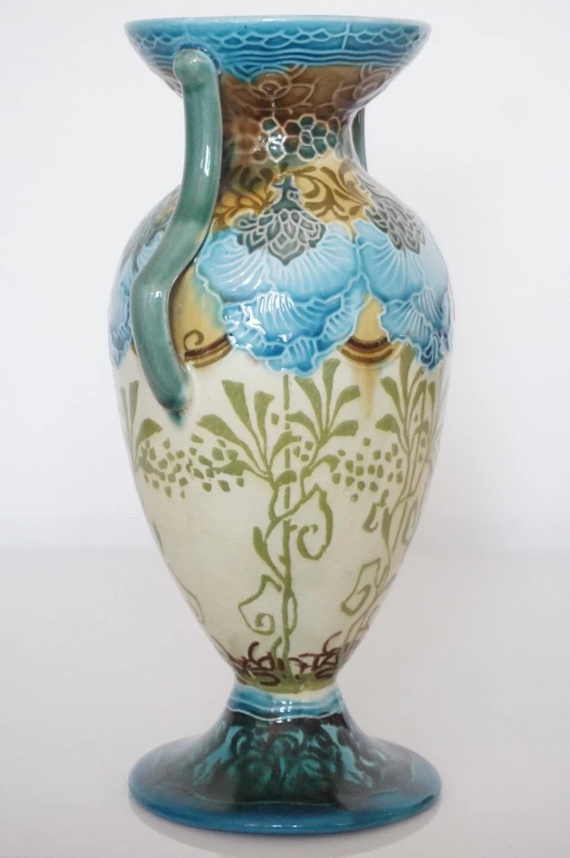 Fine Antique Minton Vase - Tube-lined Stylised Art Nouveau Design - c.1903 - Image 4 of 4