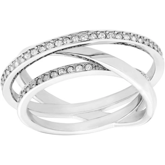 Swarovski spiral ring deals