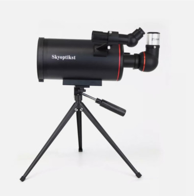 MAK 90mm Teleskop 1000mm Brennweite, inkl. Handyhalterung für Mond & Planeten