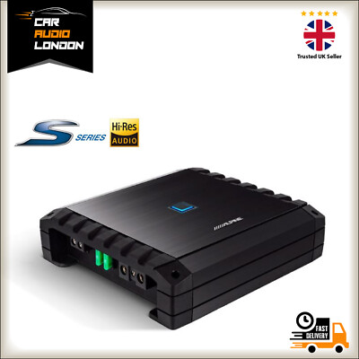 Alpine S2-A60M S Serie Mono Kanal Klasse D Verstärker - 600W RMS Power Bass Amp