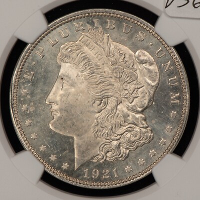 アメリカ 1921 1ドル 銀貨 NGC MS64+ Morgan 040 1921 Morgan Dollar