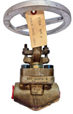 1" Chromoly F11 Globe Valve. Class 1500 Rating, Socket weld 803-5184193 No Certs