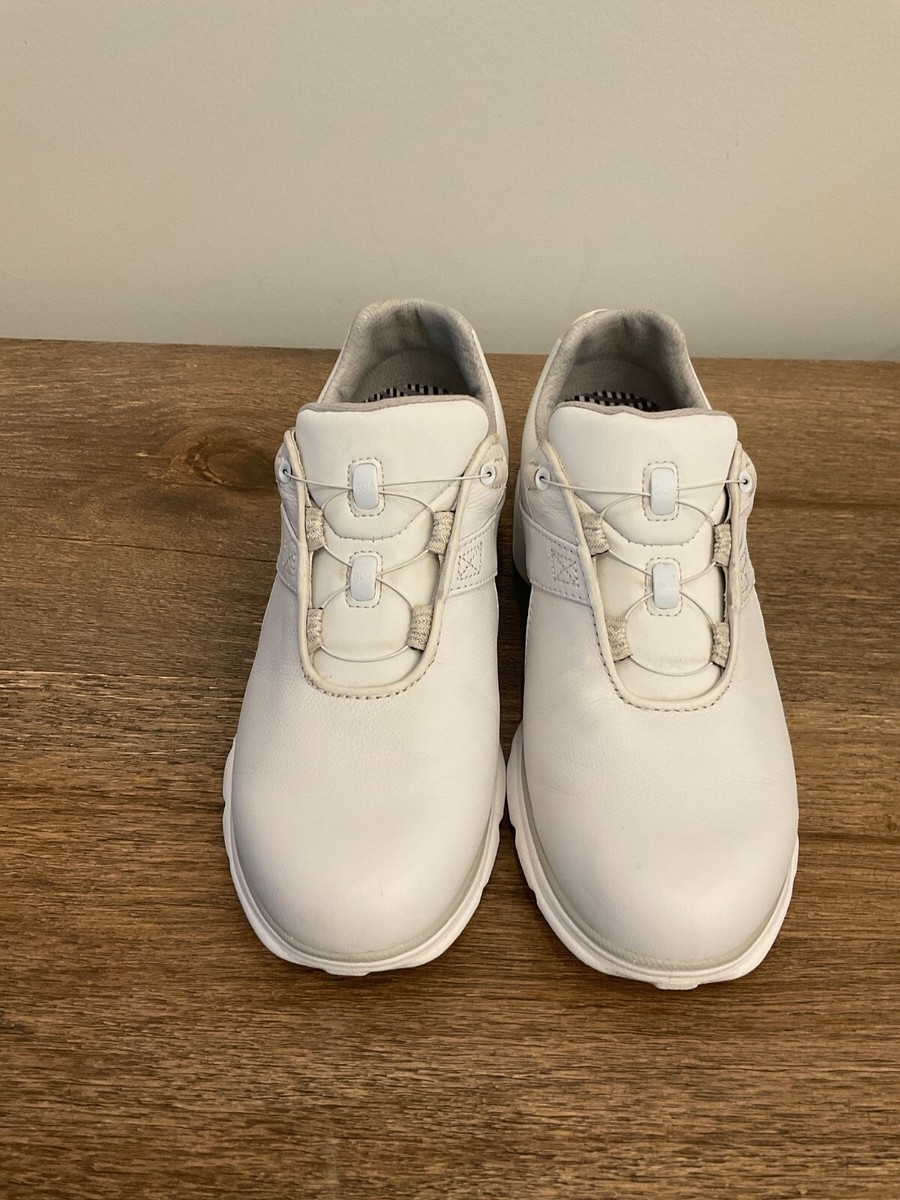 Footjoy Golf Shoes Sneakers Size 11 M White Leather Pro SL BOA Performance FootJoy Pro SL Shoes Mens 11 M Golf Cleats White Leather  main image 2