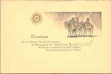 Vintage Humor PPC - "At this Merry Time of Christmas..." - F11740