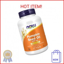 NOW Supplements, Pumpkin Seed Oil 1000 mg with Essential Fatty Acids and Phytost