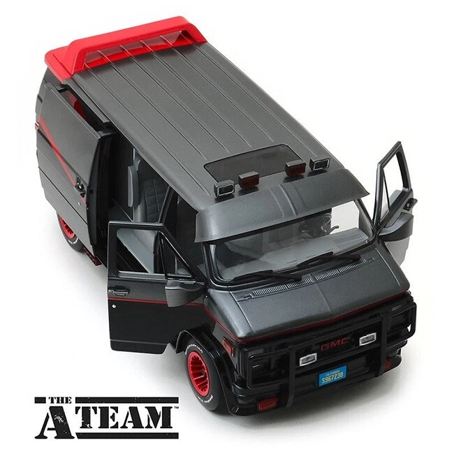 Furgoneta GMC VANDURA DE A TEAM GREENLIGHT GL13521 1/18 - PRE PEDIDO - Imagen 4 de 4