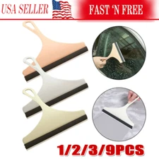 Glass Window Wiper Cleaner Bathroom Squeegee Car Mirror Scrub Cleaning Tool