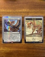 MTG✨SWORD OF D&D + DRAGON FOIL SET✨HASCON Promos 2017 MINT MYTHIC RARES UNPLAYED