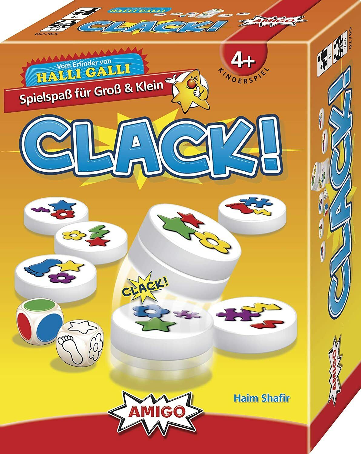 Thumbnail - Amigo 2765 Clack Kinderspiel Familienspiel Gesellschaftsspiel 2-6