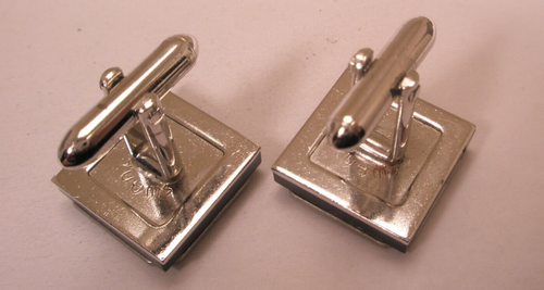 D Monogram Initial Letter Vintage SWANK Cuff Links david daniel darrel darren - Picture 7 of 8