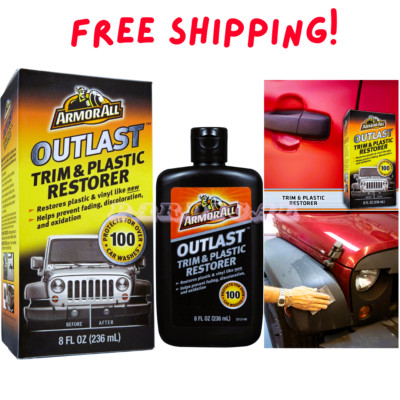 Armor All Outlast Car Trim & Plastic Cleaner , Cleans Cars, Trucks, 8 oz (NEW)