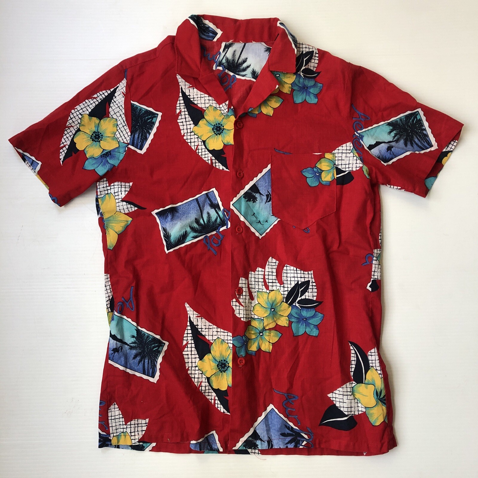 Melville 02 Tartan Vintage Leaves Hawaiian Shirt main image 1