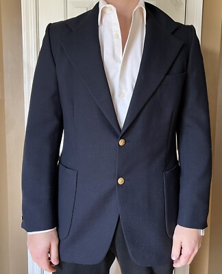 ボトムスその他 Tagliatore Tailored Blue Blazer With Gold-Tone Buttons Tagliatore Blazer in Blue | Lyst