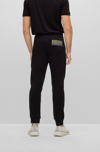 Neu mit Etikett Hugo Boss Jogginghose grün von Hugo Boss LOGO Kordelzug hinten - Bild 8 von 14