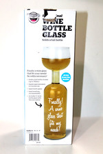 Big Mouth Original Wine Bottle Glass Holds Full Bottle 750 ml Novelty Bar Gift
