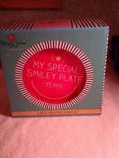 Happy Jackson 3-Piece Melamine Dinner Set   Smiley Baby / Toddler   NEW  BOXED