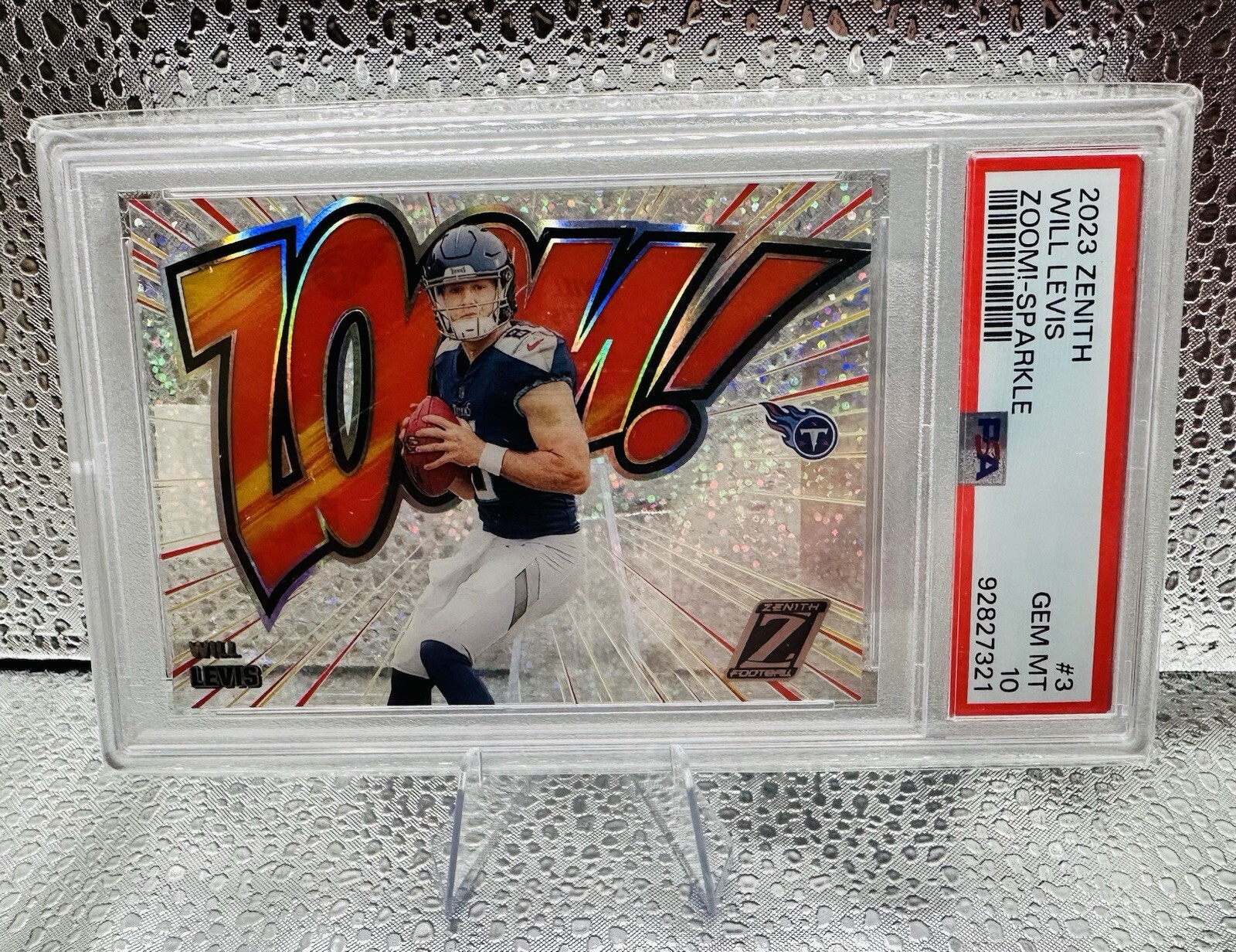 2023 Zenith Will Levis ZOOM SPARKLE parallel PSA 10! 1/1 EBAY! POP 1! SSP! 🔥