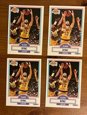 Lot Of 4- 1990-91 FLEER VLADE DIVAC RC LOS ANGELES LAKERS #91