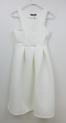 scuba cutaway neckline midi dress