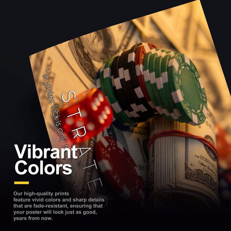 Poker Texas Holdem Hands Cards Quotes Poster Game Mancave 11X14 Inches