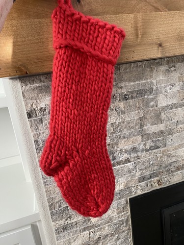 Red  Christmas Stocking 20” - New With Tags - Picture 2 of 7