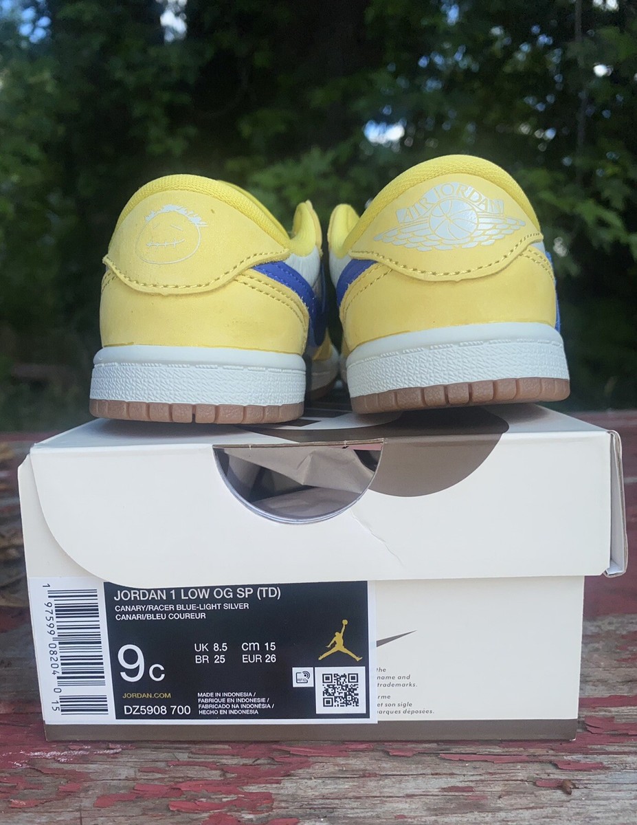 Nike Travis Scott x Air Jordan 1 Retro OG SP Low Canary / TD Nike Travis Scott x Air Jordan 1 Retro OG SP Low Canary / TD
