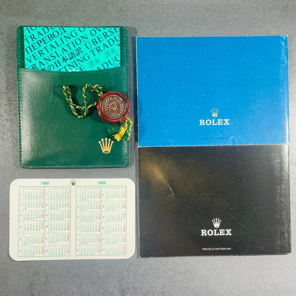 Rolex Daytona Booklet SET 1988 / ENG per ref. 16520 16523 16528 - Immagine 2 di 4