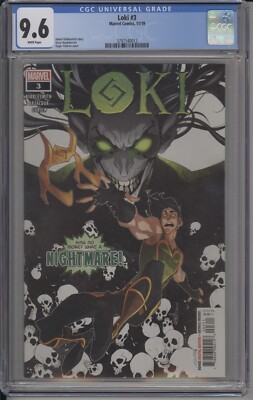 LOKI #3   CGC 9.6   UNIVERSAL BLUE - THE GOD WHO FELL TO EARTH - YOUR MOVE 2019