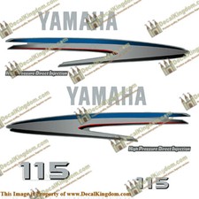 Yamaha 115hp HPDI Out Board Decal Kit 3M Marine Grade