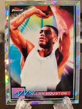 2021 Topps Finest Atomic Refractor /299 Allan Houston #15 New York Knicks