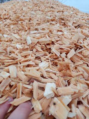 BERLIN 5000 Liter   helle Kiefer Hackschnitzel Spielplatz inkl. Lieferung 