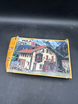 Bausatz H0 HO Pola 533 Supercolor Antquitätenladen Haus alt angefangen komplett
