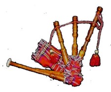 NEW MINI SCOTTISH TOY BAGPIPE PLAYABLE FOR KIDS FUN TOP QUALITY CP MADE CP BRAND