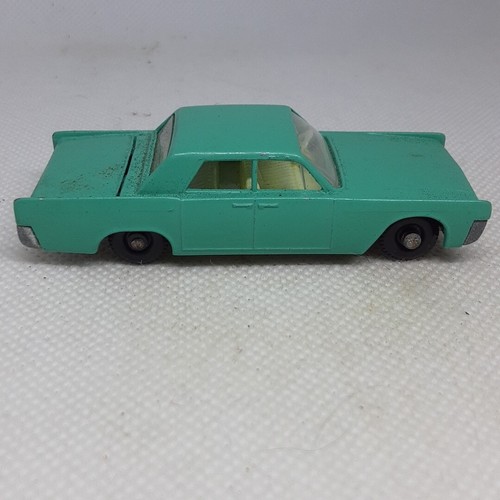 Lesney Matchbox Lincoln Continental No.31 Turquoise Made In United Kingdom - Picture 4 of 10