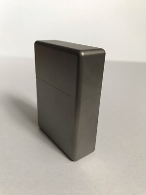 Titanium Alloy Lighter Case with Genuine Zippo Inside Unit Space Gray