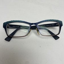 Jean Lafont - Paris Blue Rectangle 90s Style Eyeglass Frames - Obsession 367-53