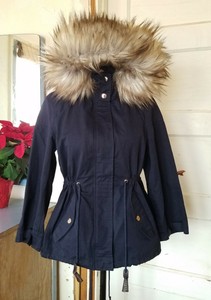 navy blue parka jacket