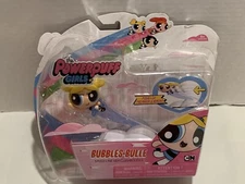 Powerpuff Girls Bubbles Bulle Push n Go Speed Line Vehicle 2017 Spin Master