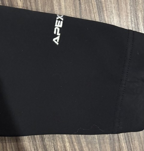 The North Face Soft Shell Apex Jacket Youth Medium Black Full Zip Boys - Picture 5 of 6
