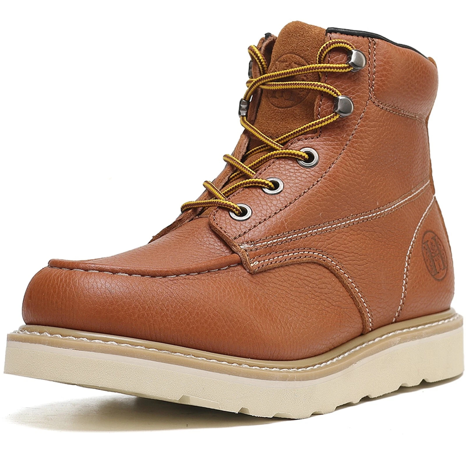 Soft Toe Non-Slip Anti-Fatigue Working Shoes, EH Lightweight 6" Mens Work Boots