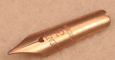 Sheaffer's Late Model #3 Nib, frequently found in late model balance pens