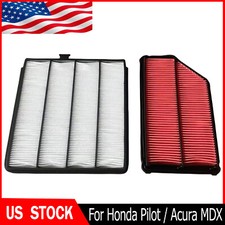 For Honda 2003-2008 Pilot / Acura 2001-06 MDX Engine & Charcoal Cabin Air Filter