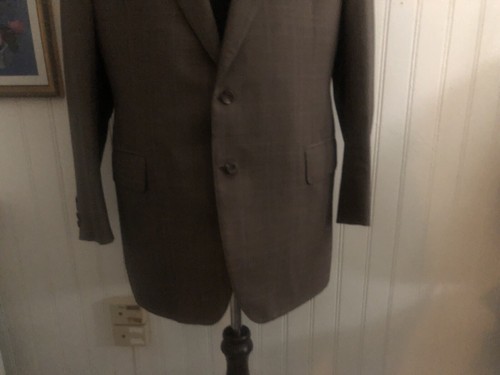 ABRIGO/BLAZER DEPORTIVO A CUADROS PERSONALIZADO HENRY POOLE SAVILE ROW LONDRES EC VER MEDIDAS - Imagen 10 de 18