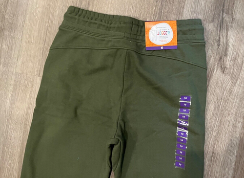 Members Mark Boys My Favorite Jogger Sweatpants, Olive Size 10 - Picture 7 of 8
