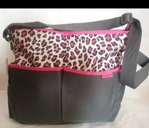leopard print changing bag