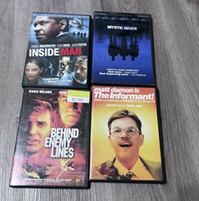 DVD Lot of 5 The Informant - Mystic River - Inside Man- Behind Enemy Lines- 