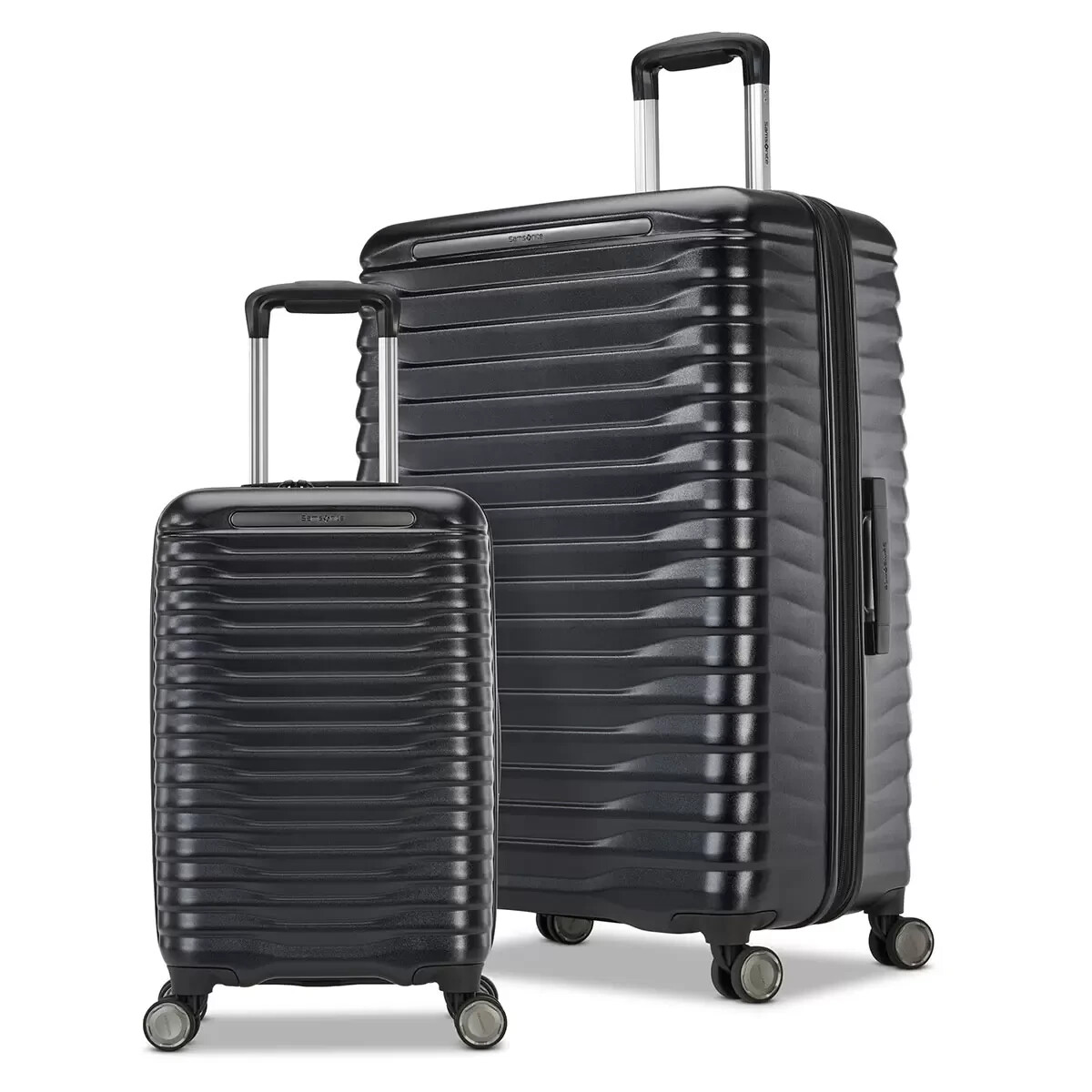 Samsonite Element XLT 2.0 Hardside 2 Piezas Maleta Equipaje Set En Negro - Nuevo