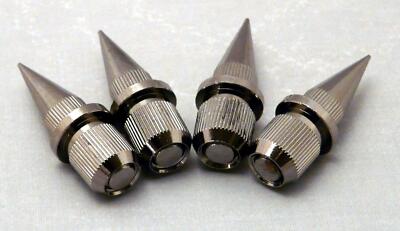 4er Set Dynavox High-End Spikes !! Sub-Watt-Absorber -> silber - !!! NEU !!!